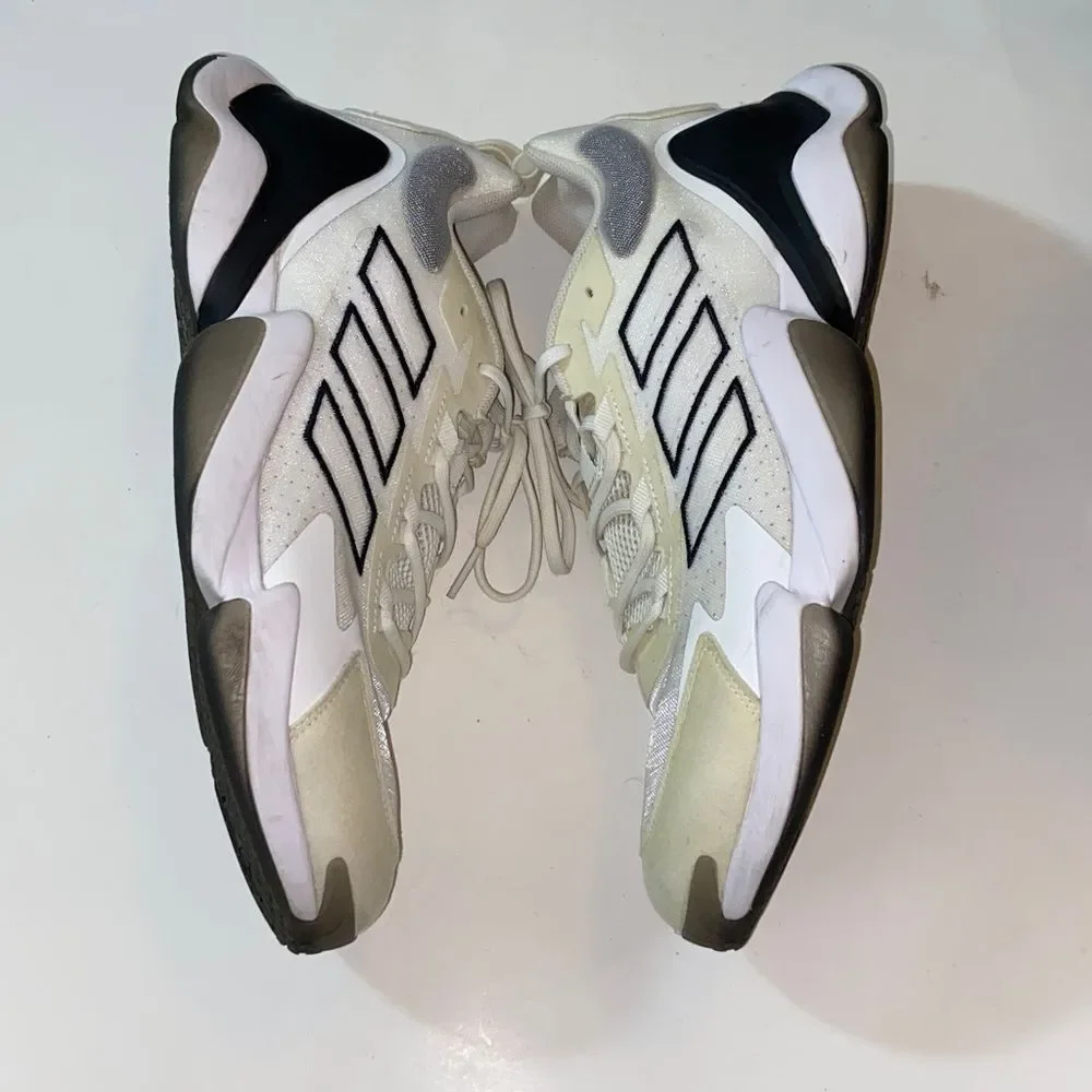 Adidas #335 320 White Mesh Sneakers Size 16 USA